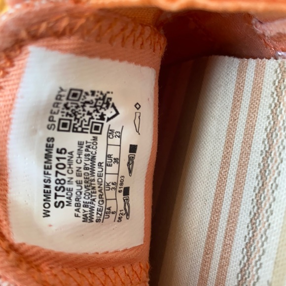 Sperry Slip On Lounge Away Sneaker Orangey Light Peach Women's 6 - Picture 8 of 14